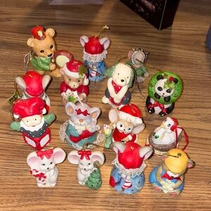 Holiday-Themed Small Pet Figurines Set (Price is for 3)